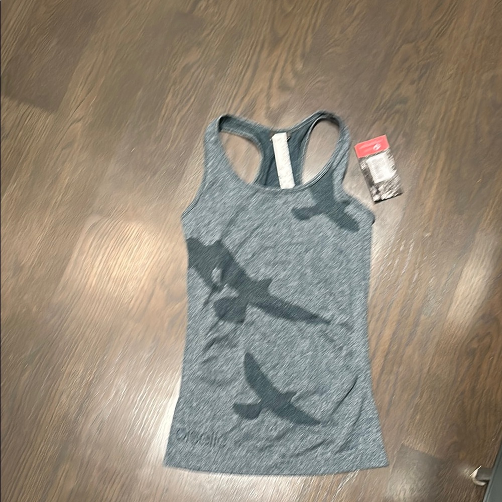 Heather Green Oiselle Racerback Tank Top - NWT